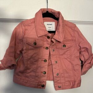 Old Navy Pink Jean Jacket (sz 18-24M)